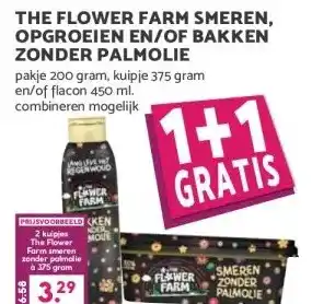 Boon`s Markt THE FLOWER FARM SMEREN, OPGROEIEN EN/OF BAKKEN ZONDER PALMOLIE aanbieding