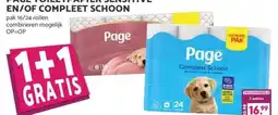 Boon`s Markt PAGE TOILETPAPIER SENSITIVE EN/OF COMPLEET SCHOON aanbieding