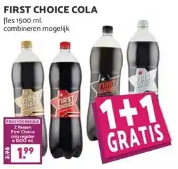 Boon`s Markt FIRST CHOICE COLA aanbieding