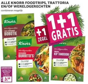 Boon`s Markt ALLE KNORR FOODTRIPS, TRATTORIA EN/OF WERELDGERECHTEN aanbieding
