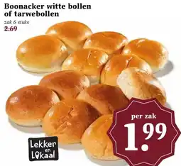 Boon`s Markt Boonacker witte bollen of tarwebollen aanbieding