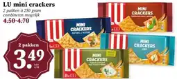 Boon`s Markt LU mini crackers aanbieding