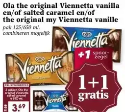 Boon`s Markt Ola the original Viennetta vanilla en/of salted caramel en/of the original my Viennetta vanille aanbieding