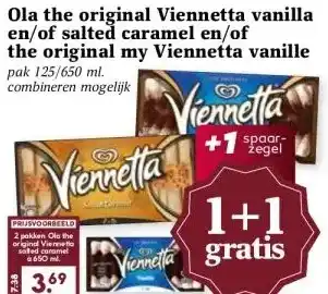 Boon`s Markt Ola the original Viennetta vanilla en/of salted caramel en/of the original my Viennetta vanille aanbieding