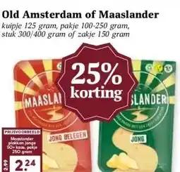 Boon`s Markt Old Amsterdam of Maaslander aanbieding