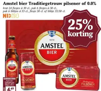 Boon`s Markt Amstel bier Traditiegetrouw pilsener of 0.0% aanbieding
