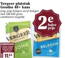 Boon`s Markt Vergeer platstuk Goudse 48+ kaas aanbieding