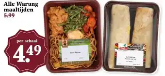 Boon`s Markt Alle Warung maaltijden aanbieding