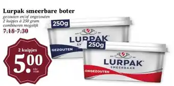 Boon`s Markt Lurpak smeerbare boter aanbieding