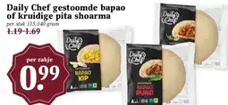 Boon`s Markt Daily Chef gestoomde bapao of kruidige pita shoarma aanbieding