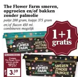 Boon`s Markt The Flower Farm smeren, opgroeien en/of bakken zonder palmolie aanbieding
