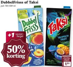Boon`s Markt DubbelFrisss of Taksi aanbieding