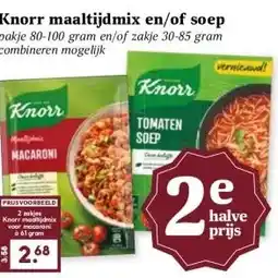 Boon`s Markt Knorr maaltijdmix en/of soep aanbieding