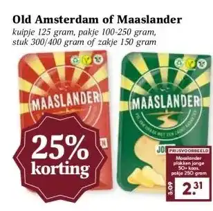 Boon`s Markt Old Amsterdam of Maaslander aanbieding