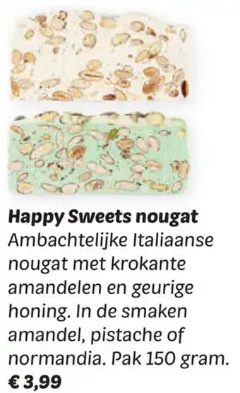Dekamarkt Happy Sweets nougat aanbieding
