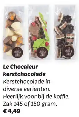 Dekamarkt Le Chocaleur kerstchocolade aanbieding