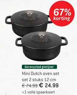 Dekamarkt Mini Dutch oven set aanbieding