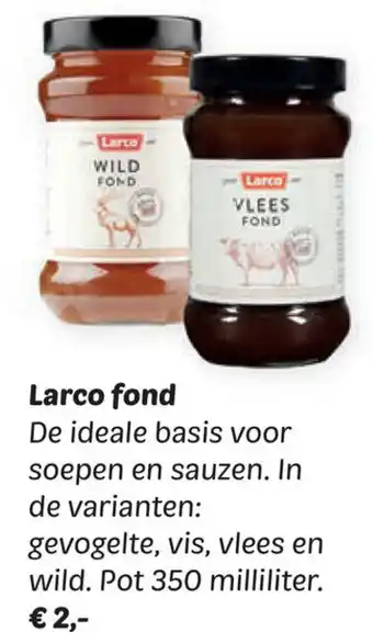 Dekamarkt Larco fond aanbieding