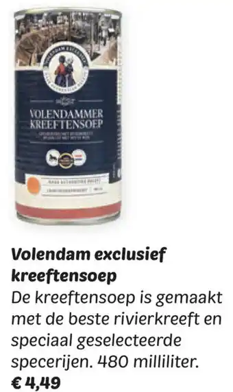 Dekamarkt Volendam exclusief kreeftensoep aanbieding
