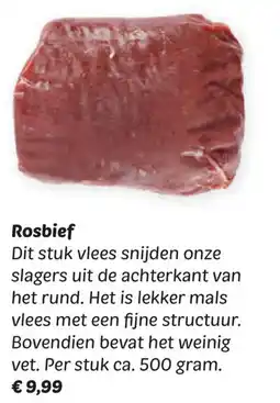 Dekamarkt Rosbief aanbieding