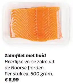 Dekamarkt Zalmfilet met huid aanbieding