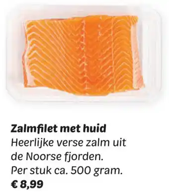 Dekamarkt Zalmfilet met huid aanbieding