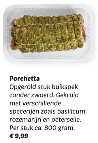 Dekamarkt Porchetta aanbieding