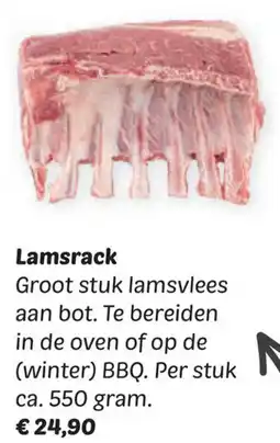 Dekamarkt Lamsrack aanbieding