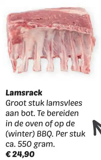 Dekamarkt Lamsrack aanbieding