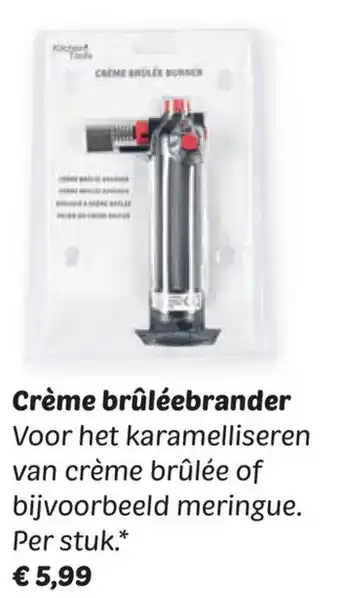 Dekamarkt Crème brûléebrander aanbieding