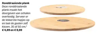 Dekamarkt Ronddraaiende plank aanbieding