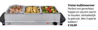 Dekamarkt Tristar buffetwarmer aanbieding