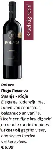 Dekamarkt Polaca Rioja Reserva aanbieding