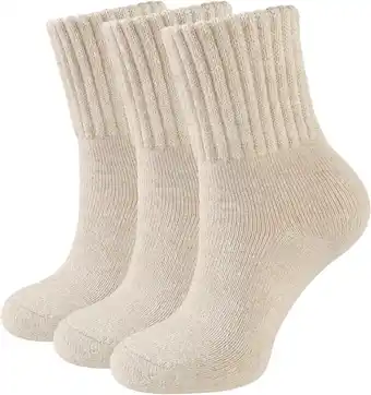 Amazon CLOSEMATE Enkelsokken voor Dames 3 Paar Thermische Sokken Warme Winter Comfortabel 35-42 aanbieding