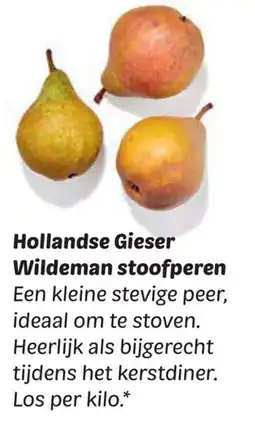 Dekamarkt Hollandse Gieser Wildeman stoofperen aanbieding