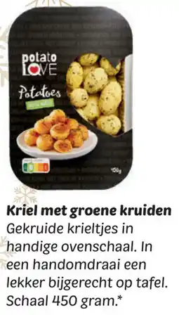 Dekamarkt Kriel met groene kruiden aanbieding