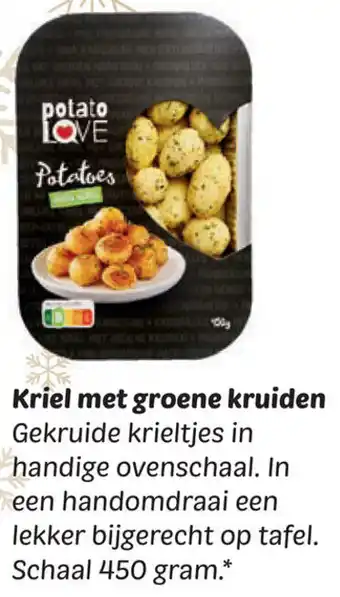 Dekamarkt Kriel met groene kruiden aanbieding