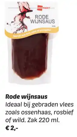 Dekamarkt Rode wijnsaus aanbieding