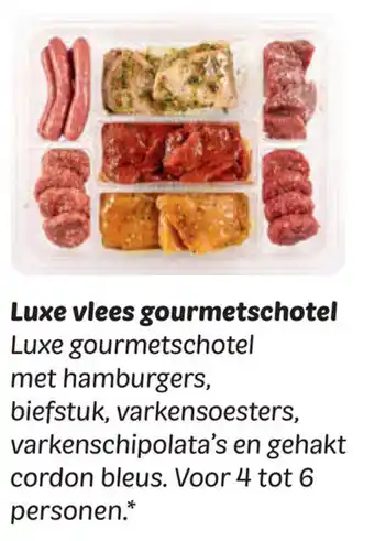 Dekamarkt Luxe vlees gourmetschotel aanbieding