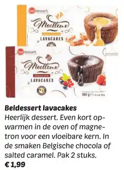 Dekamarkt Beldessert lavacakes aanbieding