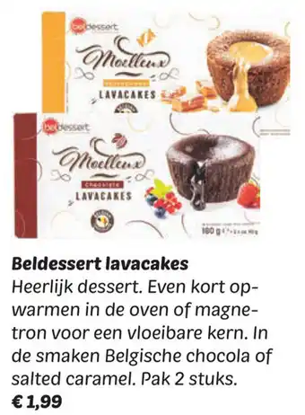 Dekamarkt Beldessert lavacakes aanbieding
