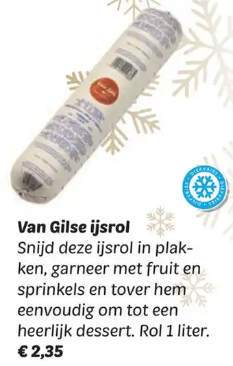 Dekamarkt Van Gilse ijsrol aanbieding