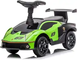 Bol.com Lamborghini Essenza SCV12 - Loopauto - 1 tot 3 jaar - Opbergbox - Groen aanbieding