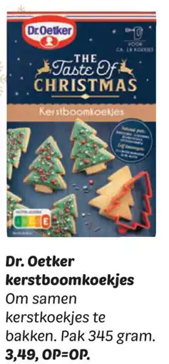 Dekamarkt Dr. Oetker Kerstboomkoekjes aanbieding