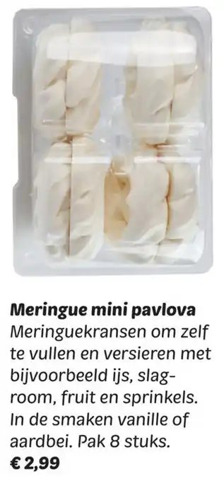 Dekamarkt Meringue mini pavlova aanbieding