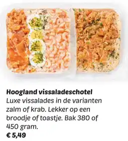 Dekamarkt Hoogland vissaladeschotel aanbieding