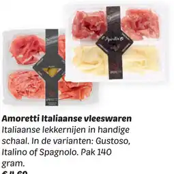 Dekamarkt Amoretti Italiaanse vleeswaren aanbieding