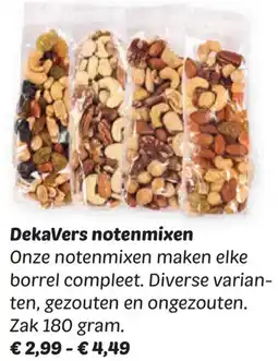 Dekamarkt DekaVers notenmixen aanbieding