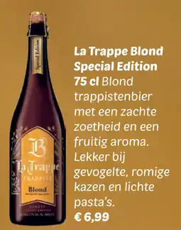 Dekamarkt La Trappe Blond Special Edition aanbieding