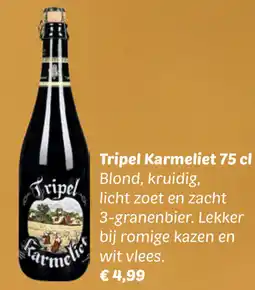 Dekamarkt Tripel Karmeliet aanbieding